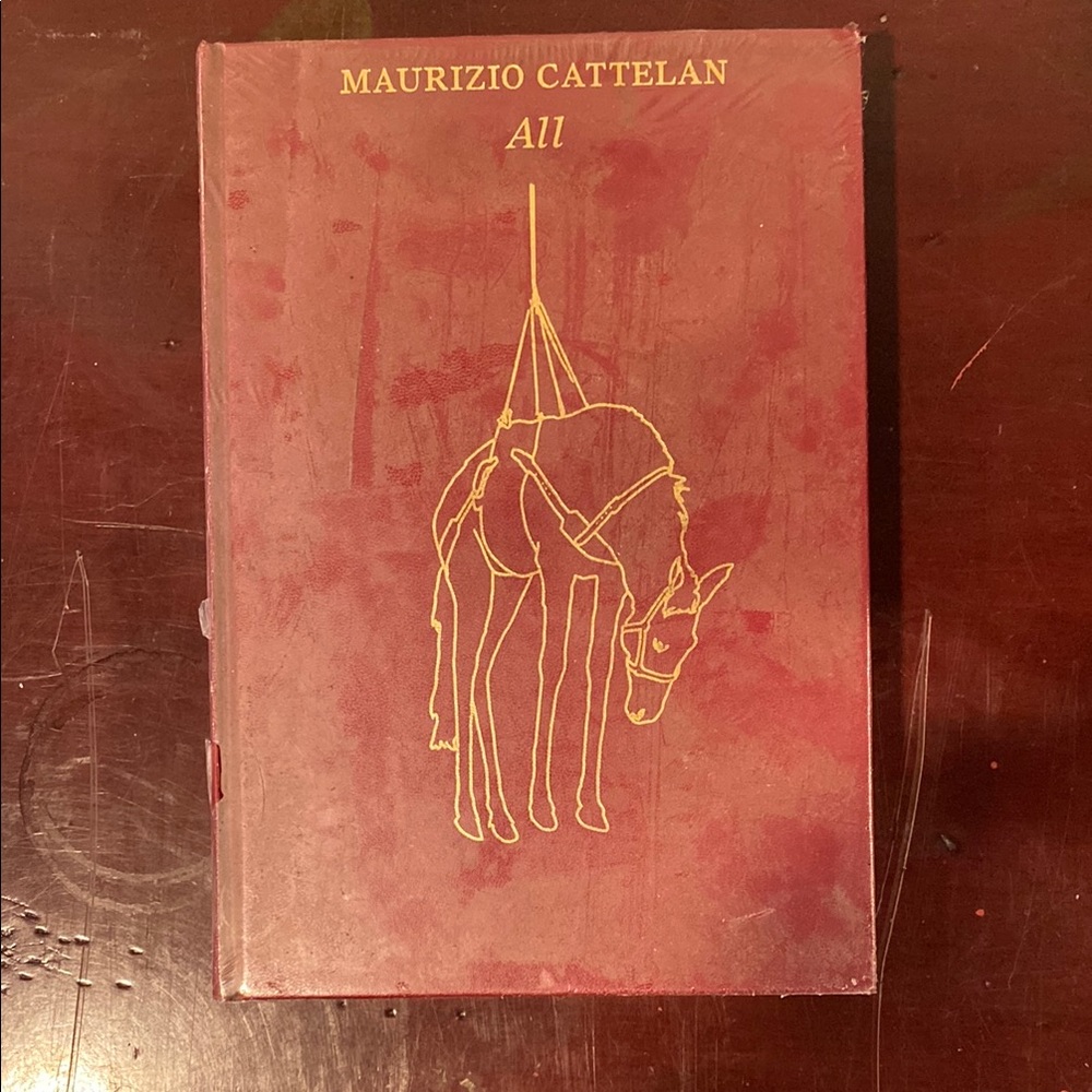 Maurizio Cattelan 'All' Red Book